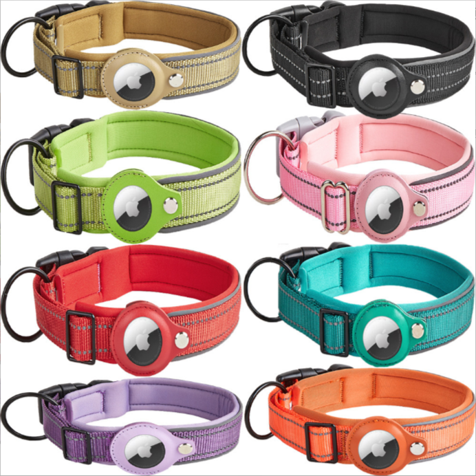 Collare in Nylon Regolabile Riflettente Taglia Media
