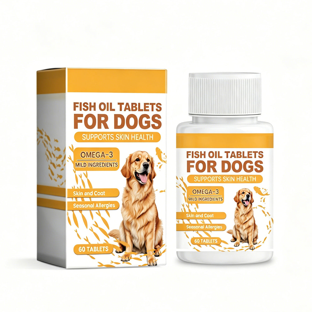 Compresse Olio di Pesce per Cani - Pelle e Manto 60pz