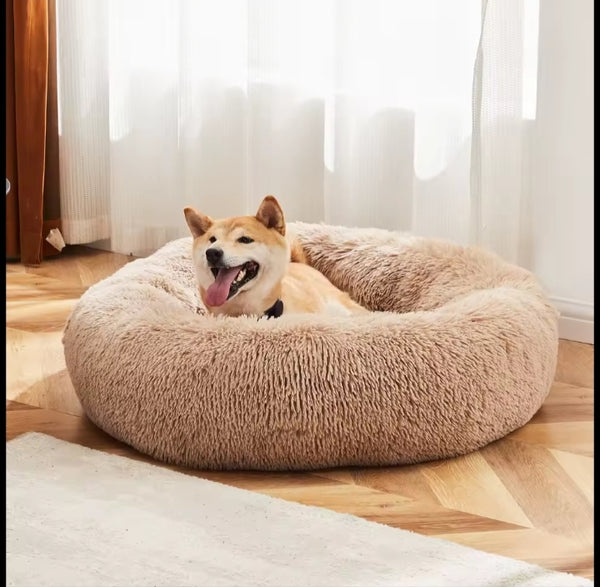 Lettino Donut Calmante Lavabile in Peluche