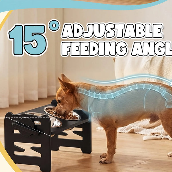 Comedoie Rialzate Cani Grandi Doppio Acciaio Inox
