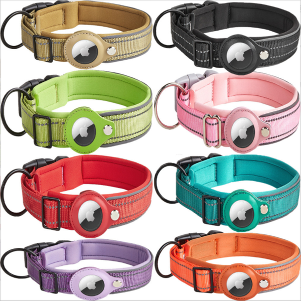 Collare nylon regolabile riflettente M