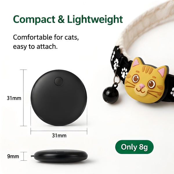 GPS Localizzatore Bluetooth per Gatti – No Canone