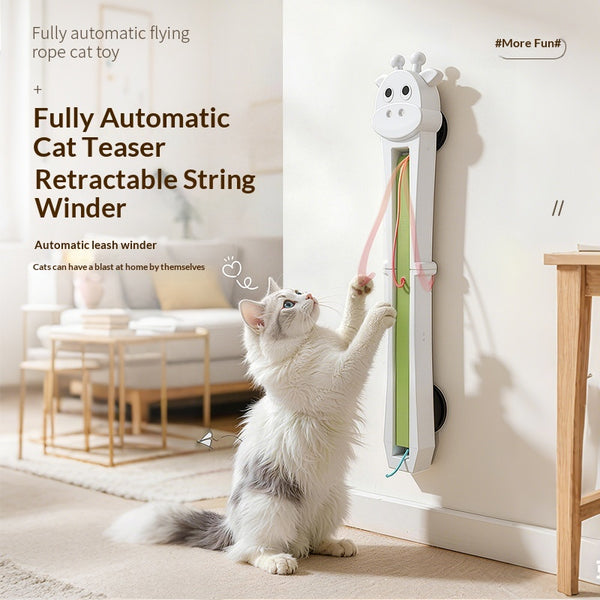 Giocattolo Gatto Automatico con Corda Oscillante